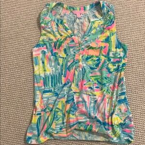 Lily Pulitzer  Colorful Sleeveless Women's Top